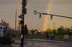 The pot of gold at the end of the rainbow! 